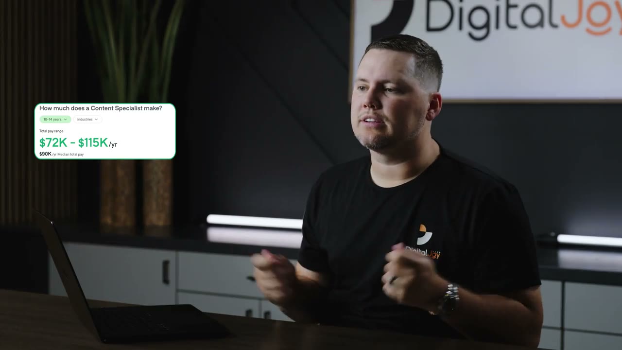 Paul explaining the cost of an in-house team