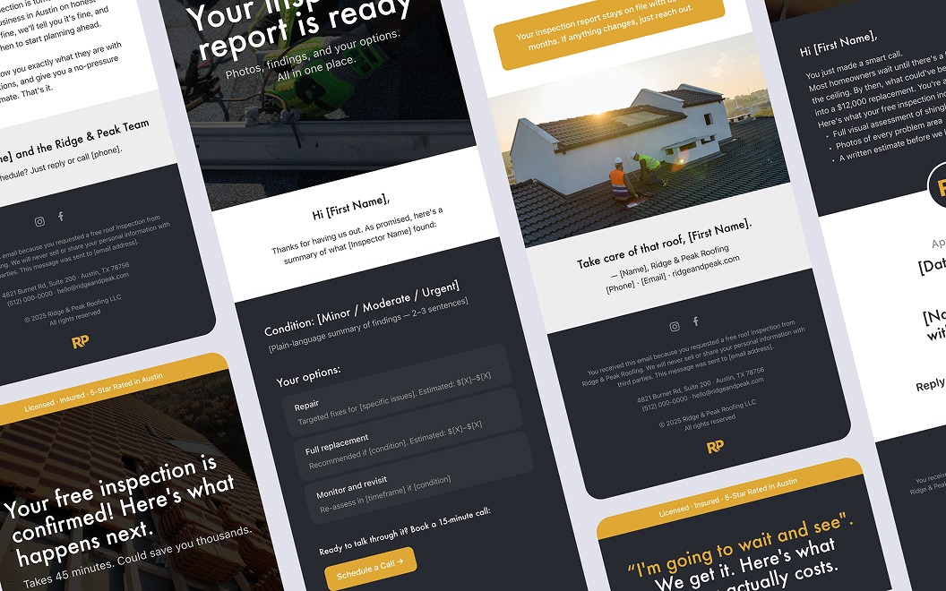 RP Roofing project by Digital Joy Club